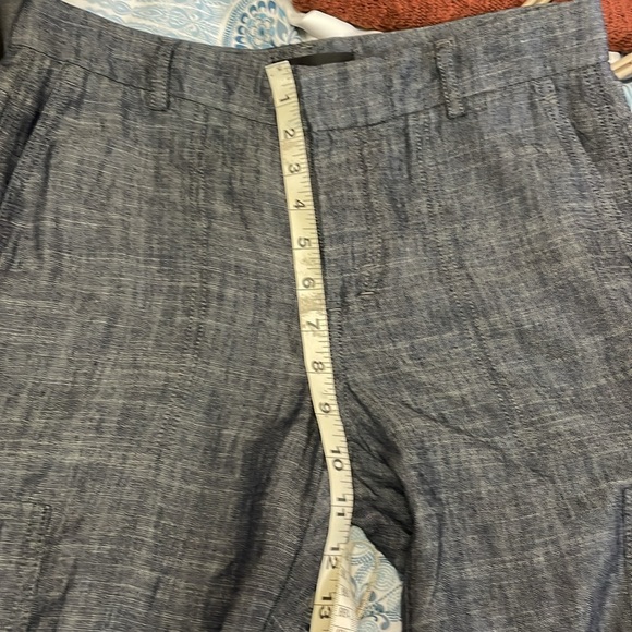 **Vince 100% Linen Cargo Pants – Jean Look - Picture 8 of 9